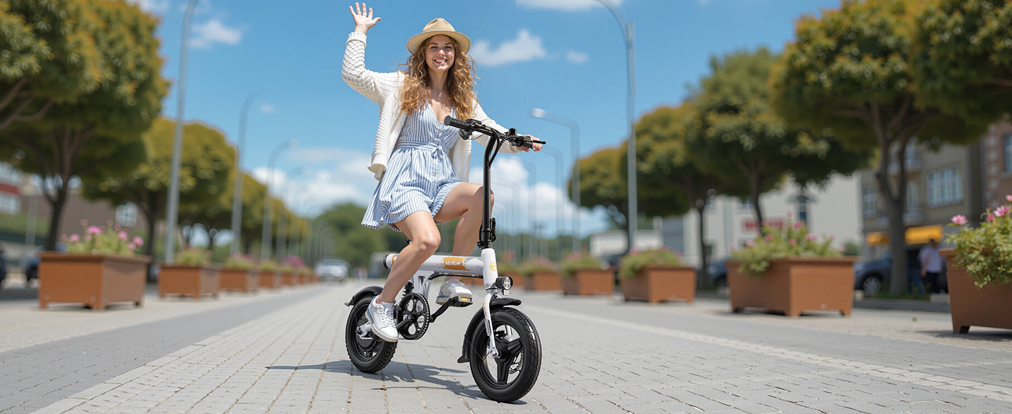 Compact Power Meets Urban Freedom — Discover the VARUN C14-1 Folding Electric Bike | Best 14-Inch E-Bike