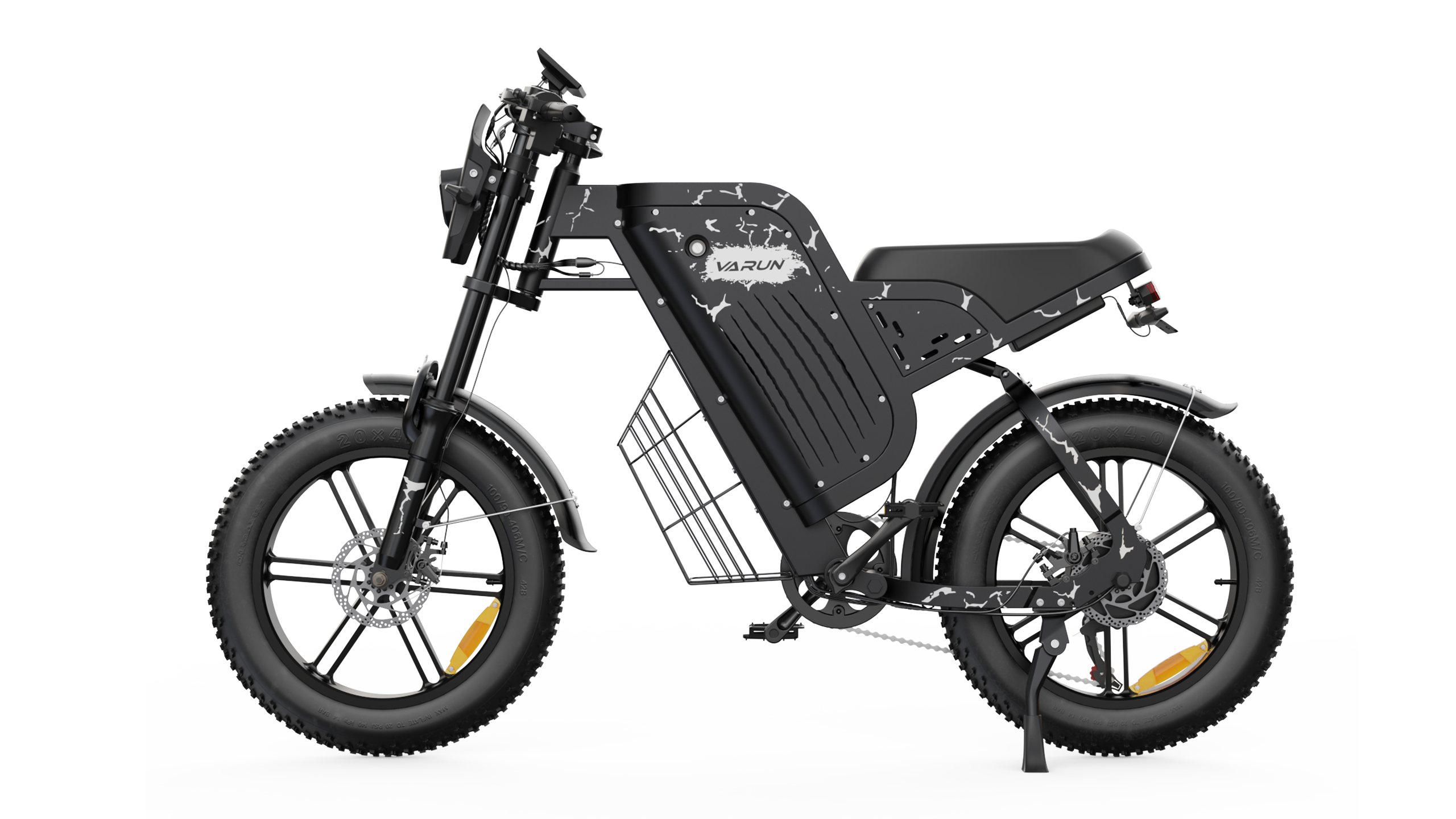 20" Fat-Tire Men's E-Bike with 48V 31.5A Battery, Up to 160 KM Range, 1000W 95Nm Motor, Full Suspension