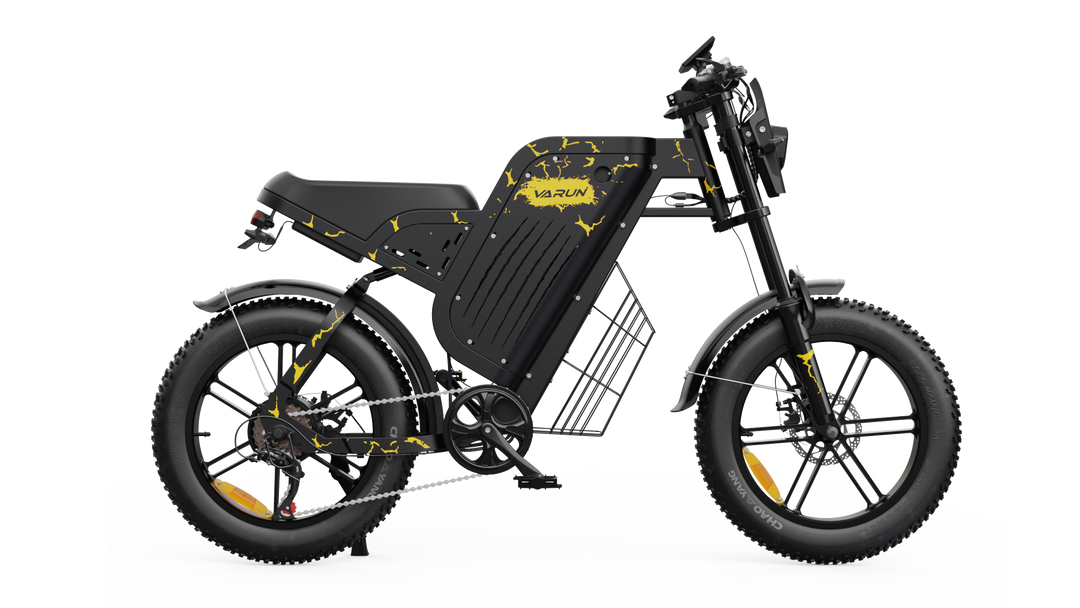 20" Fat-Tire Men's E-Bike with 48V 31.5A Battery, Up to 160 KM Range, 1000W 95Nm Motor, Full Suspension