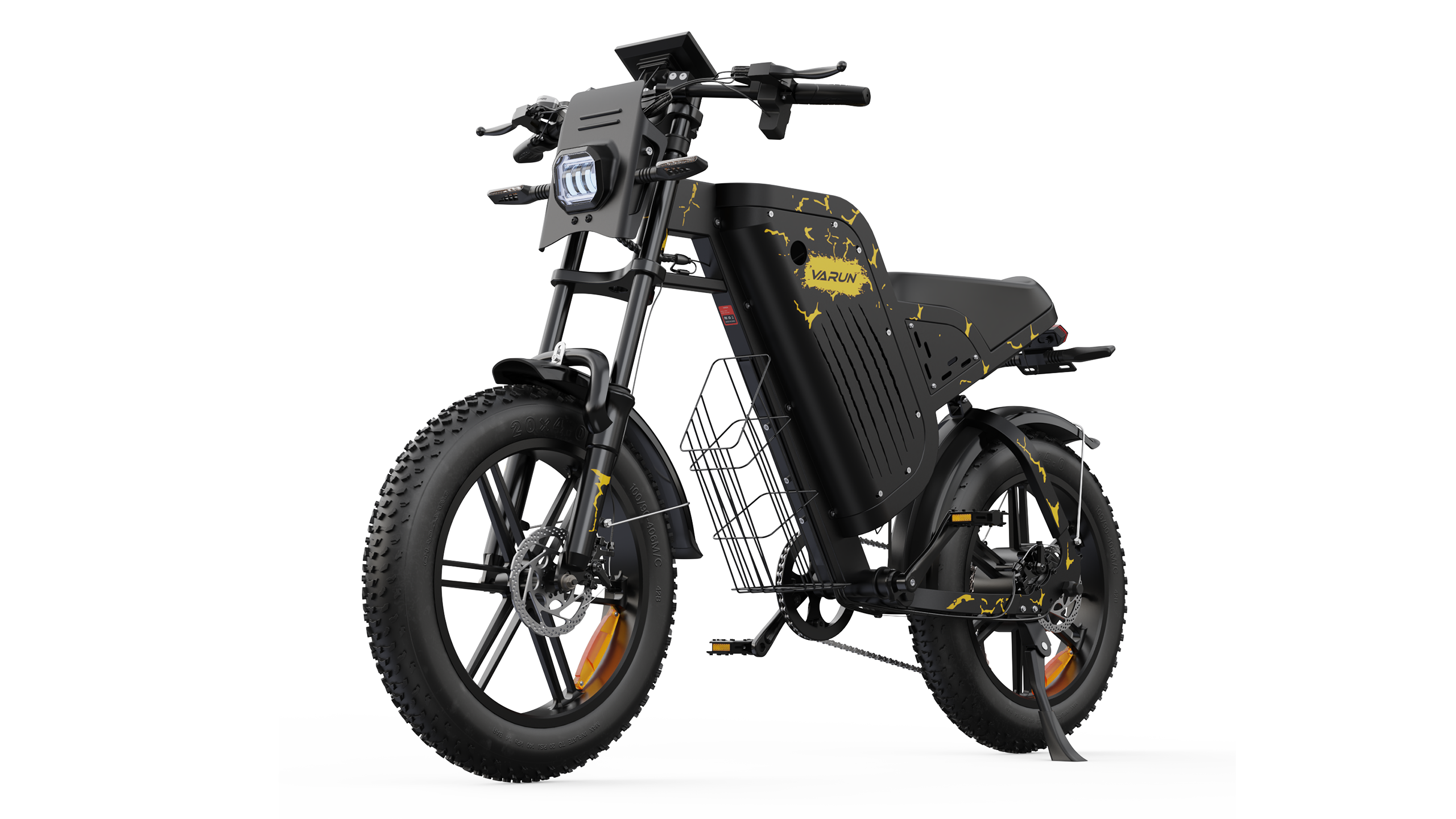 20" Fat-Tire Men's E-Bike with 48V 31.5A Battery, Up to 160 KM Range, 1000W 95Nm Motor, Full Suspension