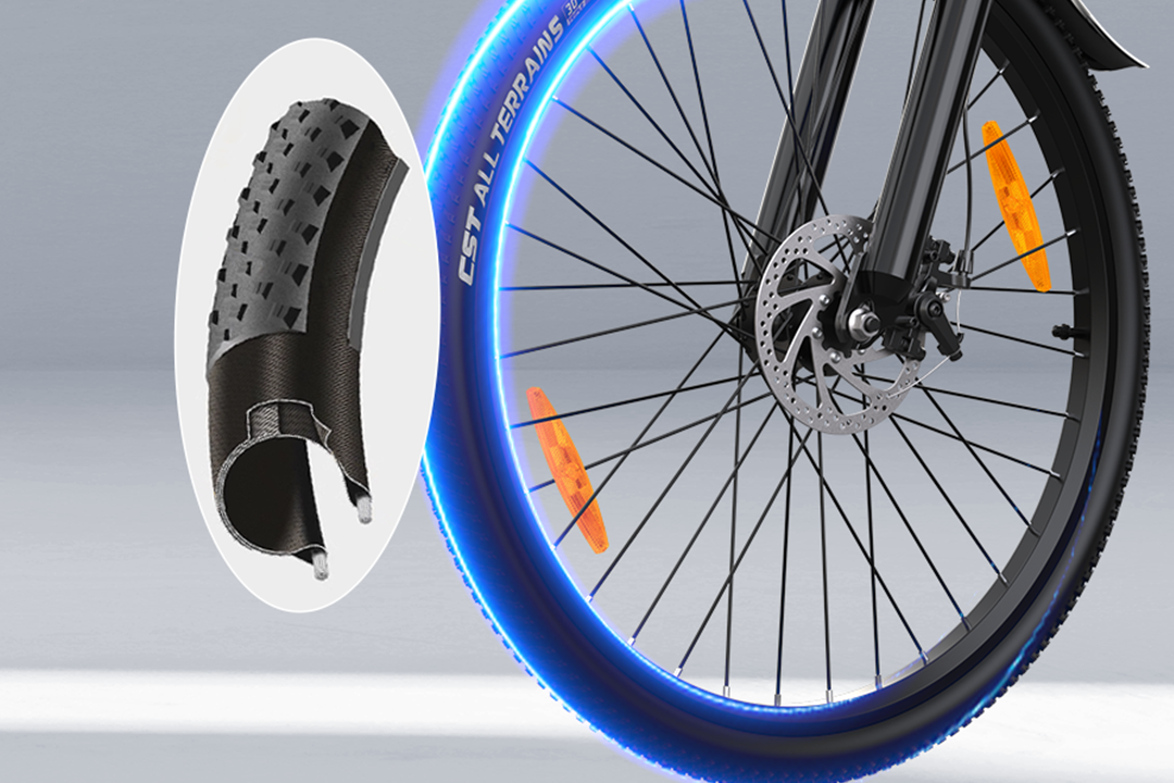 Deep multi-directional lugs provide 360° mud-shedding power